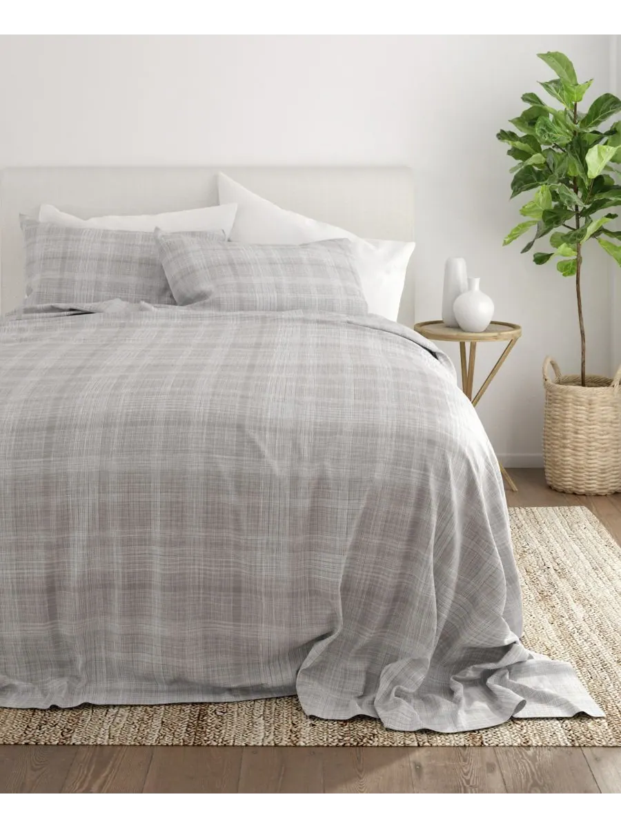 Комплект постельного белья Timeless Classics Premium Ultra Soft Pattern, 4 предмета, размер Full — изображение 4 из 9, серый