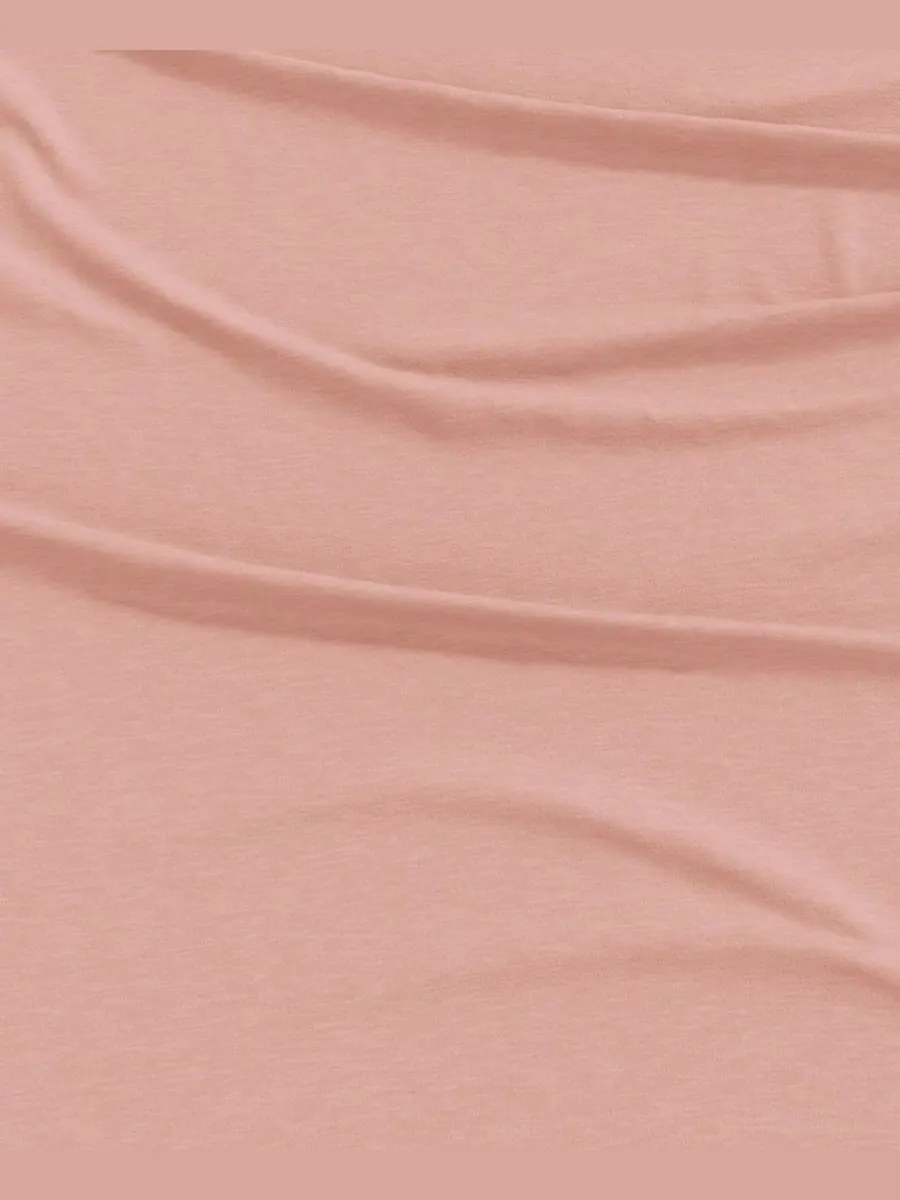Комплект постельного белья из меланжевого хлопкового трикотажа Linery & Co, Blush pink, California — изображение 5 из 6