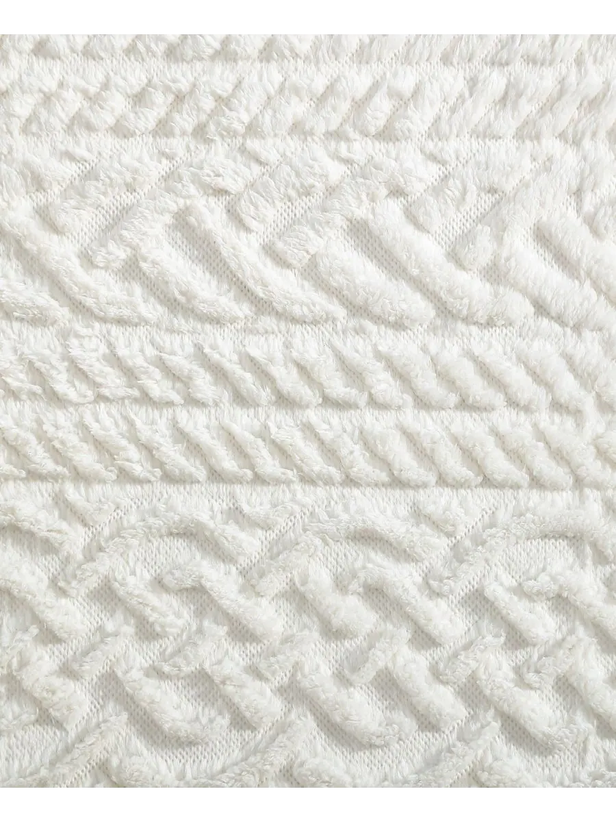 Плед Declan Sherpa, 60 x 50 дюймов Nautica — изображение 2 из 4, белый