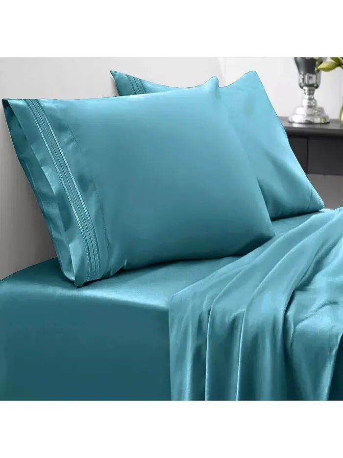 Наборы простыней Sweet Home Collection — изображение 1 из 2, бирюзовый