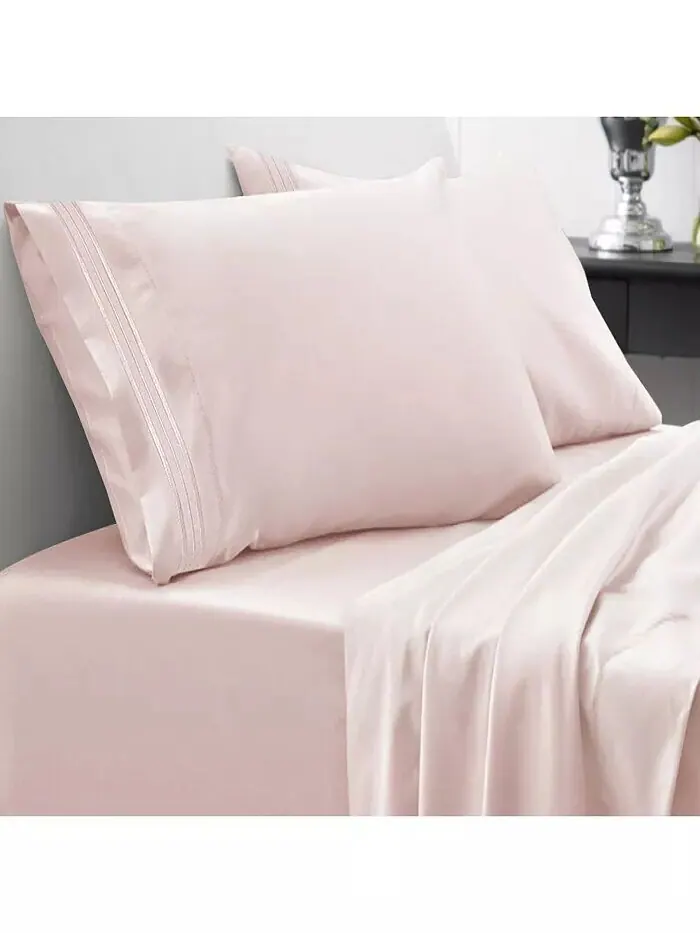 Наборы простыней Sweet Home Collection — изображение 1 из 2, бледный розовый