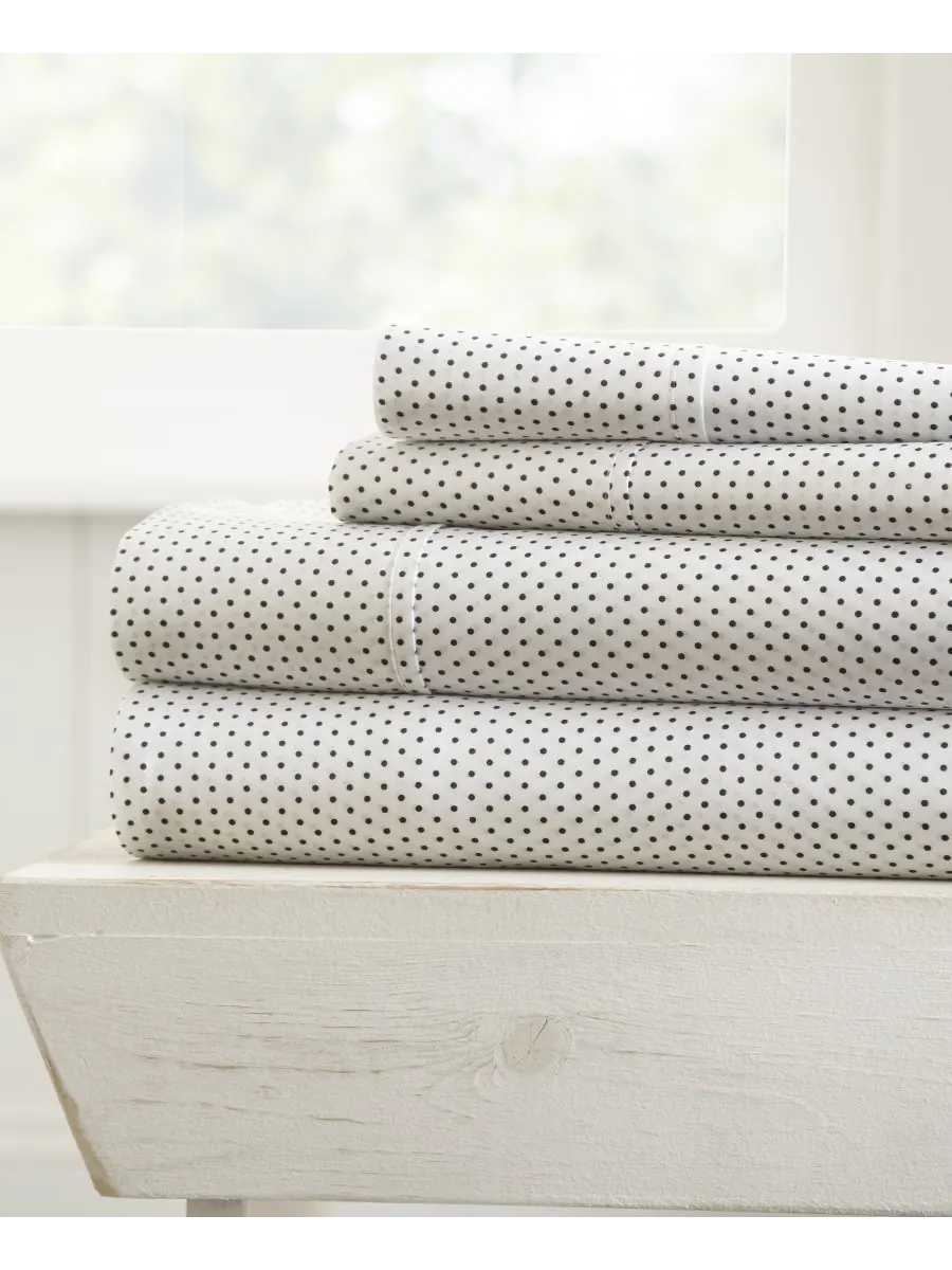 Комплект постельного белья Farmhouse Chic Premium Ultra Soft Pattern из 4 предметов, размер Queen — изображение 1 из 10