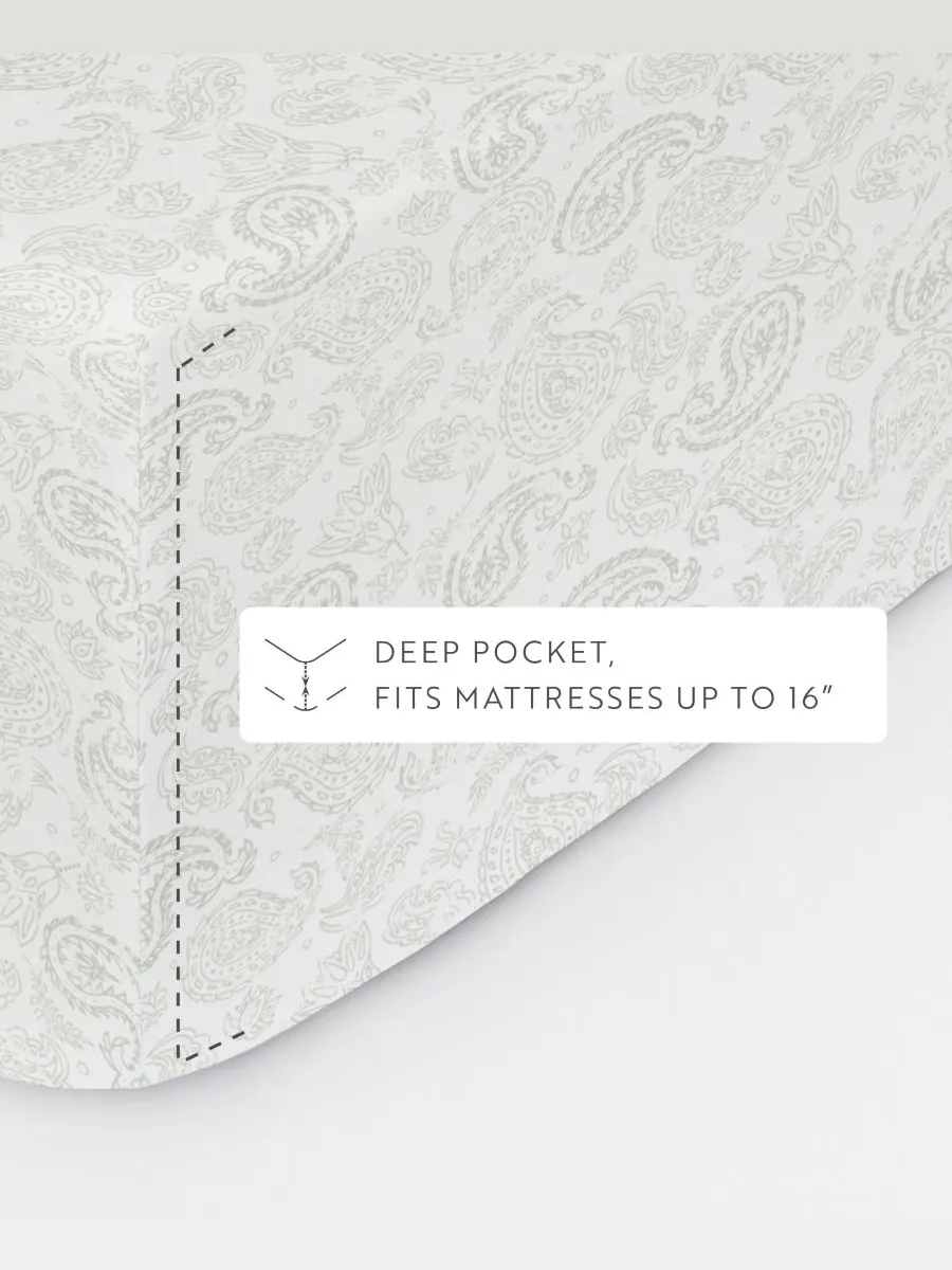 Комплект постельного белья Farmhouse Chic Premium Ultra Soft Pattern из 4 предметов, размер Queen — изображение 8 из 10