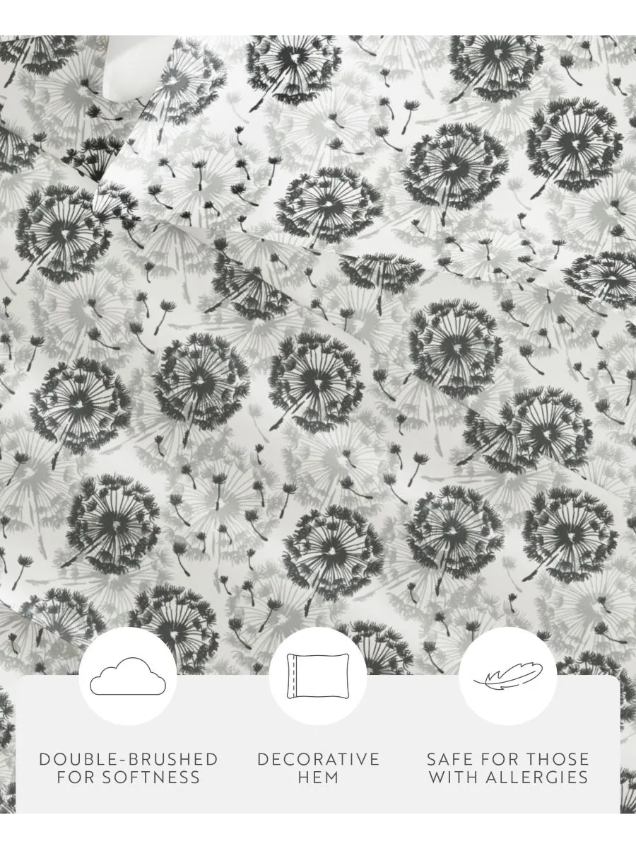 Комплект постельного белья Farmhouse Chic Premium Ultra Soft Pattern из 4 предметов, размер Queen — изображение 7 из 10