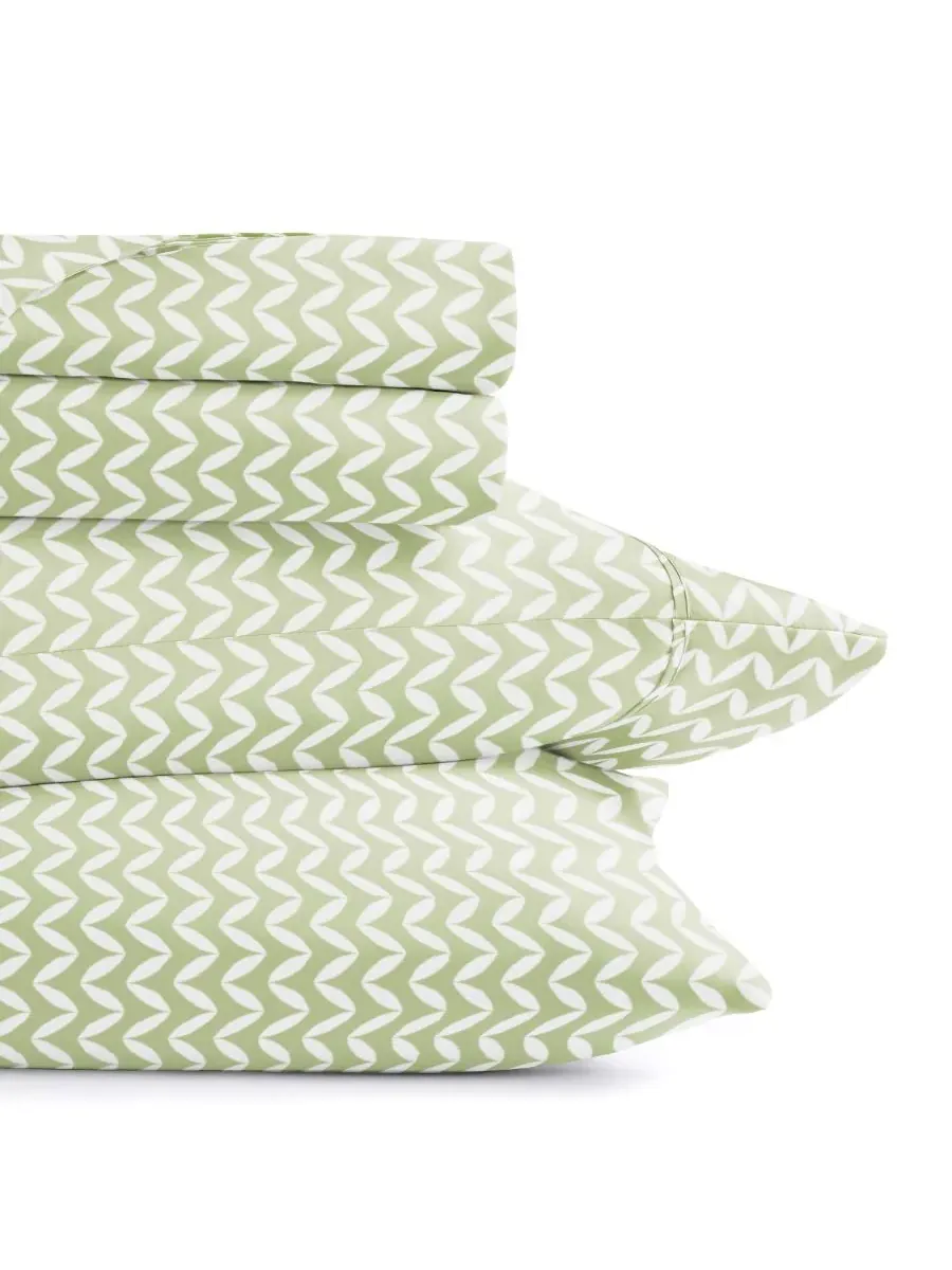 Комплект постельного белья Farmhouse Chic Premium Ultra Soft Pattern из 4 предметов, размер Queen — изображение 3 из 10