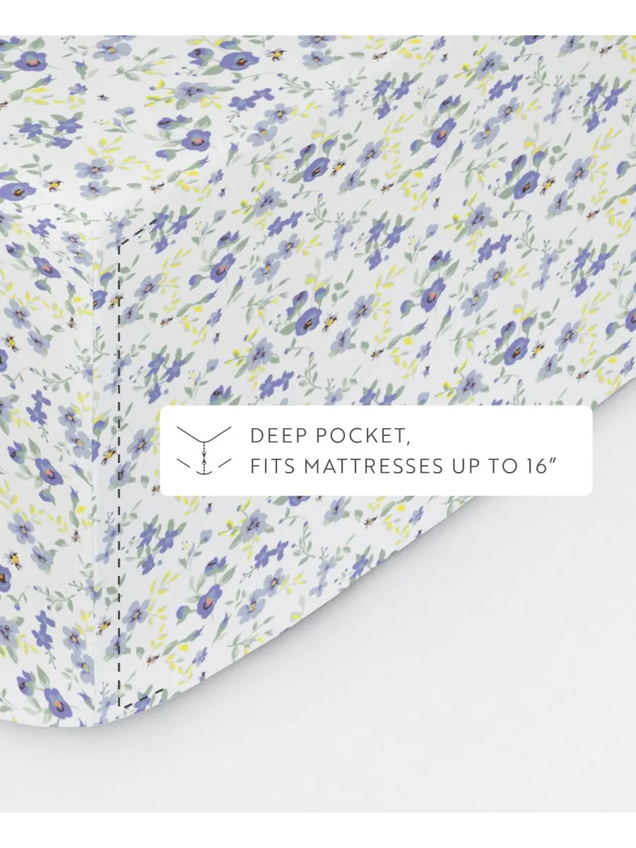 Комплект постельного белья Farmhouse Chic Premium Ultra Soft Pattern из 4 предметов, размер Queen — изображение 9 из 10