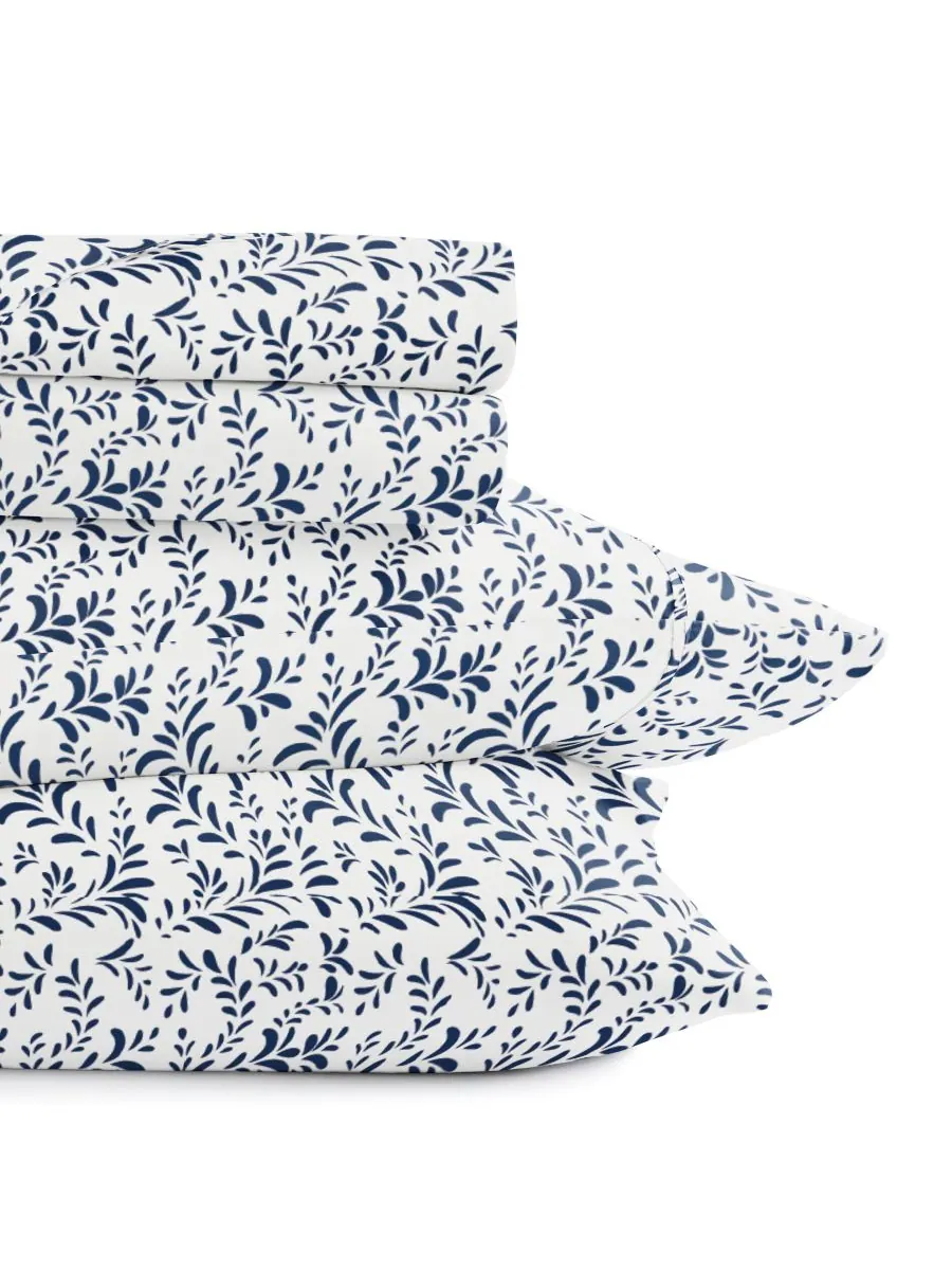 Комплект постельного белья Farmhouse Chic Premium Ultra Soft Pattern из 4 предметов, размер Queen — изображение 3 из 10