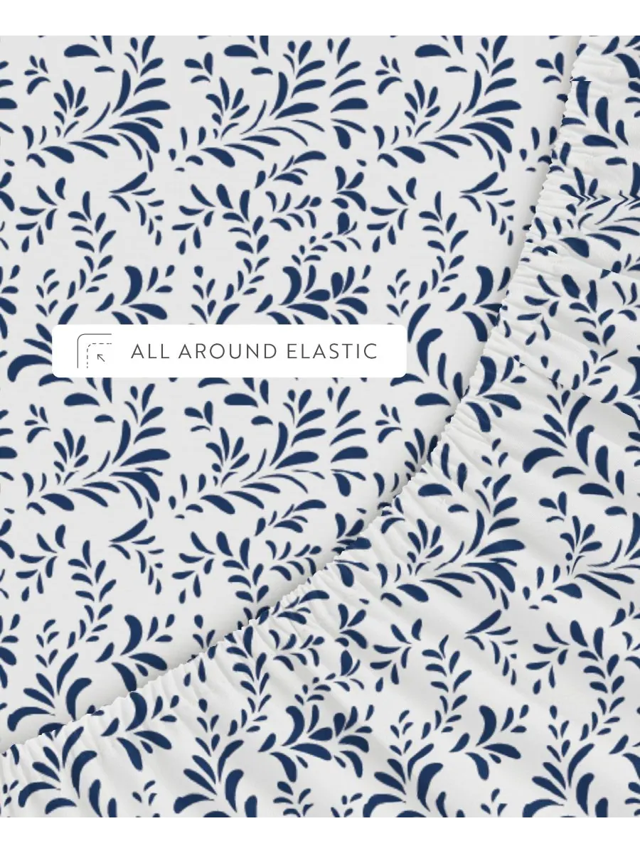 Комплект постельного белья Farmhouse Chic Premium Ultra Soft Pattern из 4 предметов, размер Queen — изображение 9 из 10