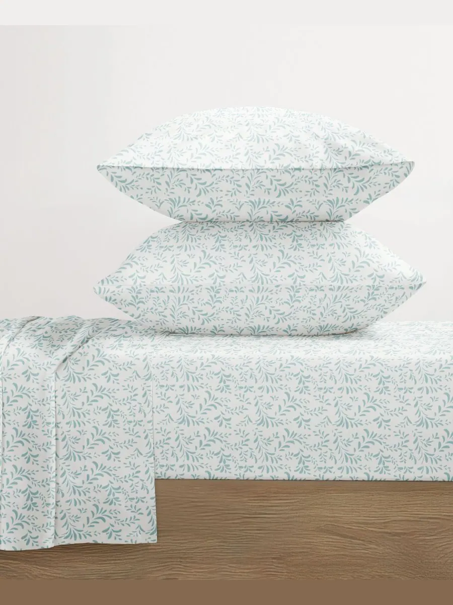 Комплект постельного белья Farmhouse Chic Premium Ultra Soft Pattern из 4 предметов, размер Queen — изображение 4 из 10