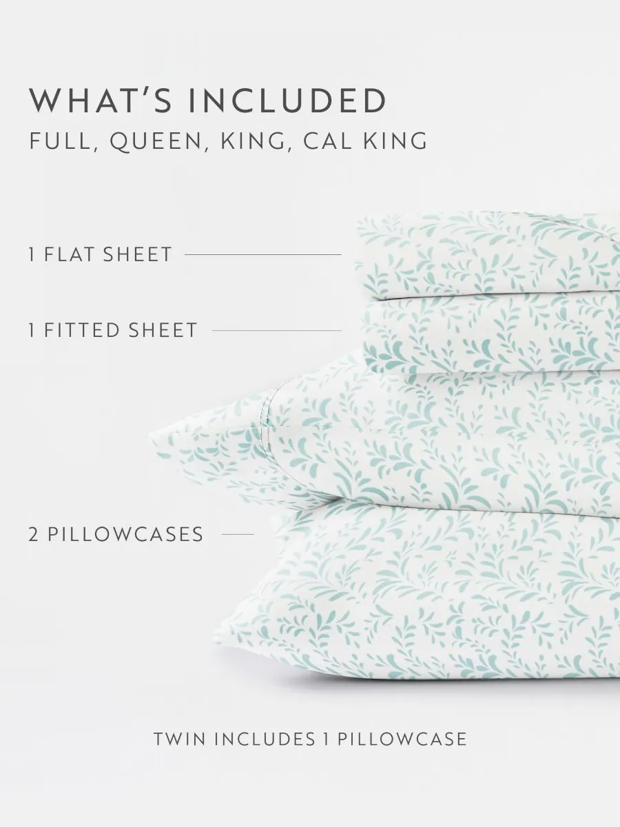 Комплект постельного белья Farmhouse Chic Premium Ultra Soft Pattern из 4 предметов, размер Queen — изображение 6 из 10