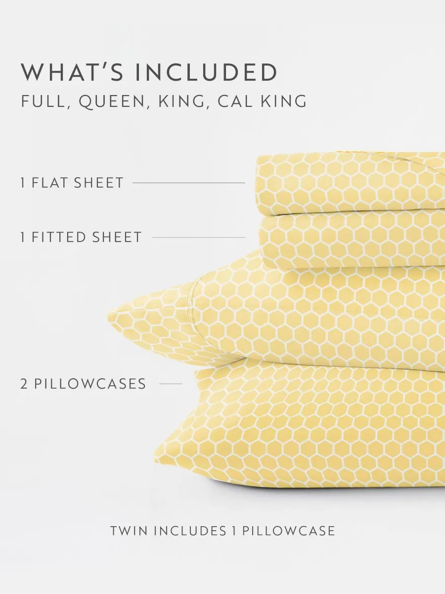 Комплект постельного белья Farmhouse Chic Premium Ultra Soft Pattern из 4 предметов, размер Queen — изображение 6 из 10