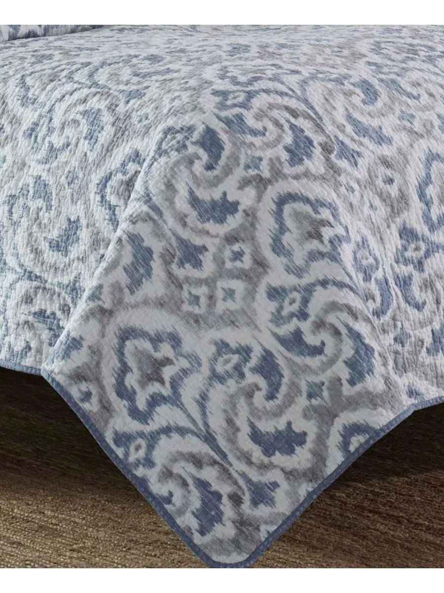 Tommy Bahama Home Комплект постельного белья Tommy Bahama Cape Verde Smoke, 3 предмета, размер King — изображение 2 из 3