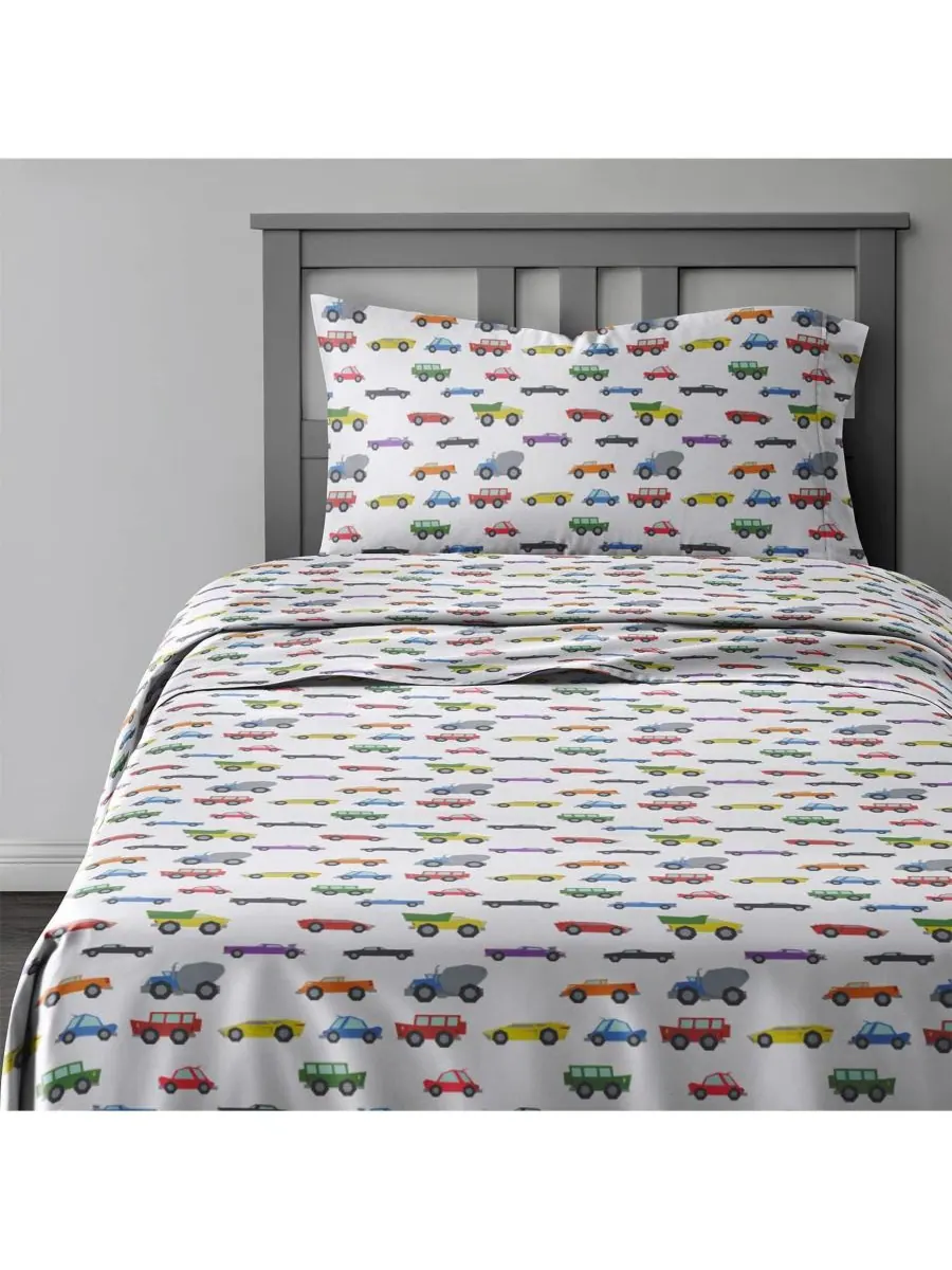 Детский комплект постельного белья из микрофибры, 4 предмета - размер полный CGK Unlimited, Cars — изображение 4 из 4