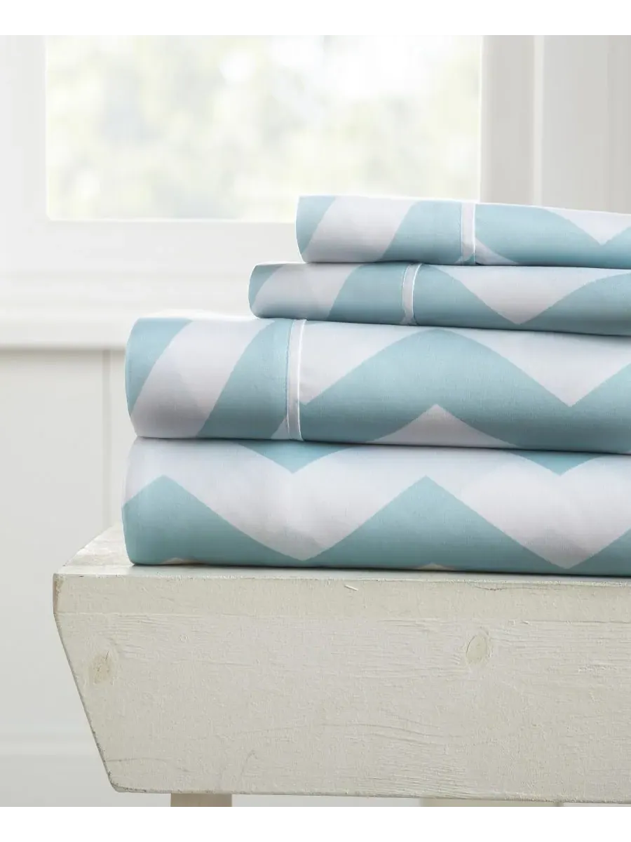 Комплект постельного белья Boho & Beyond Premium Ultra Soft Pattern из 4 предметов, размер King