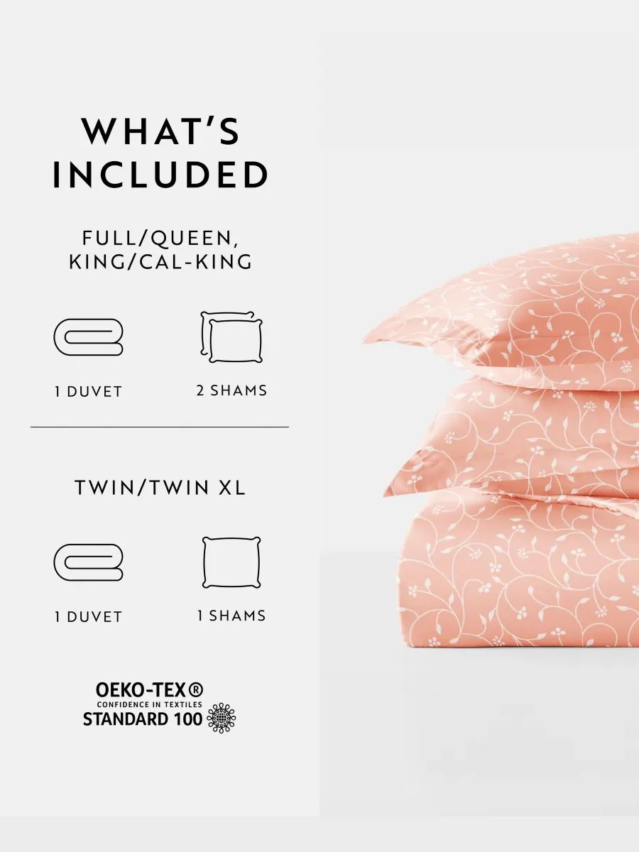 Комплект постельного белья Lucid Dreams с узором, размер King/California King Ienjoy Home — изображение 7 из 10, розовый