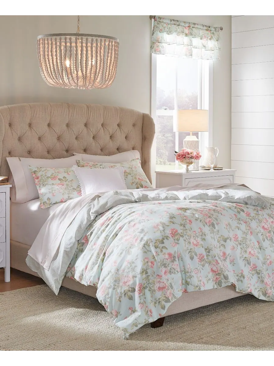 Комплект постельного белья Madelynn Cotton, 3 предмета, двусторонний, размер Full/Queen Laura Ashley — изображение 2 из 10
