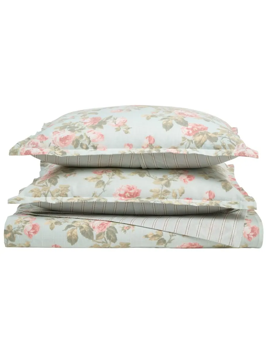 Комплект постельного белья Madelynn Cotton, 3 предмета, двусторонний, размер Full/Queen Laura Ashley — изображение 10 из 10