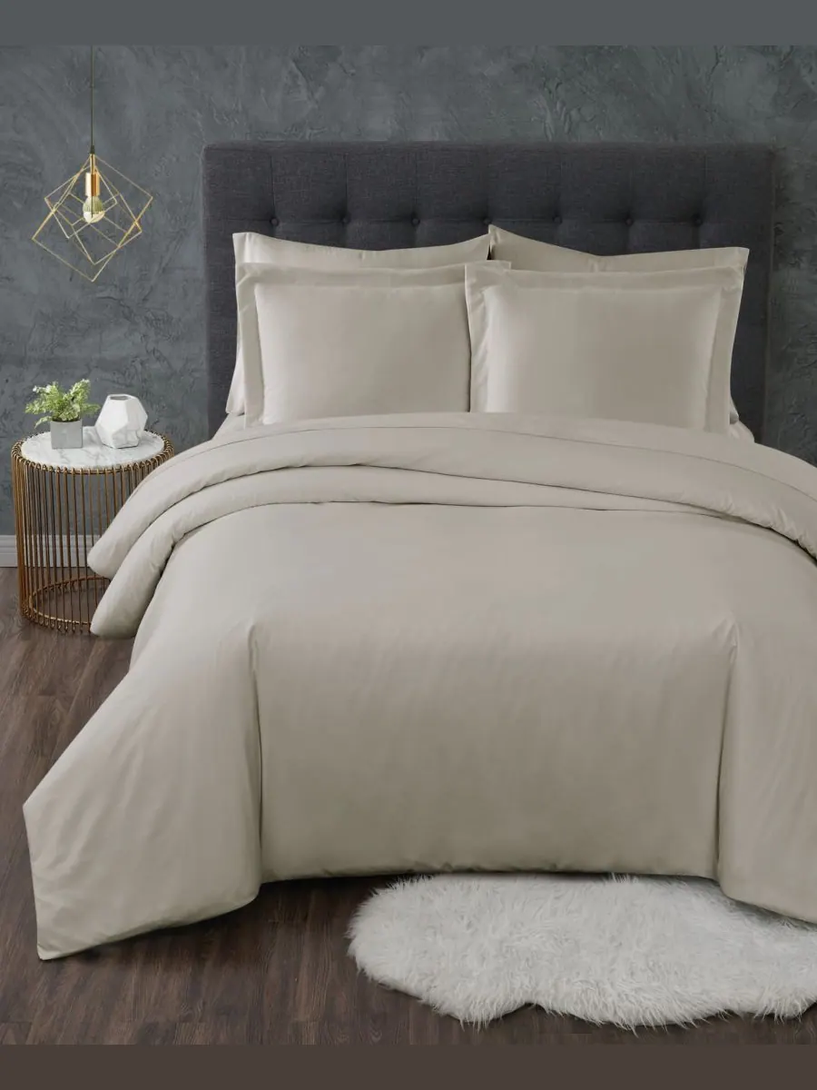 Антимикробный комплект постельного белья из 2 предметов, размер Twin/Twin XL Truly Calm — бежевый