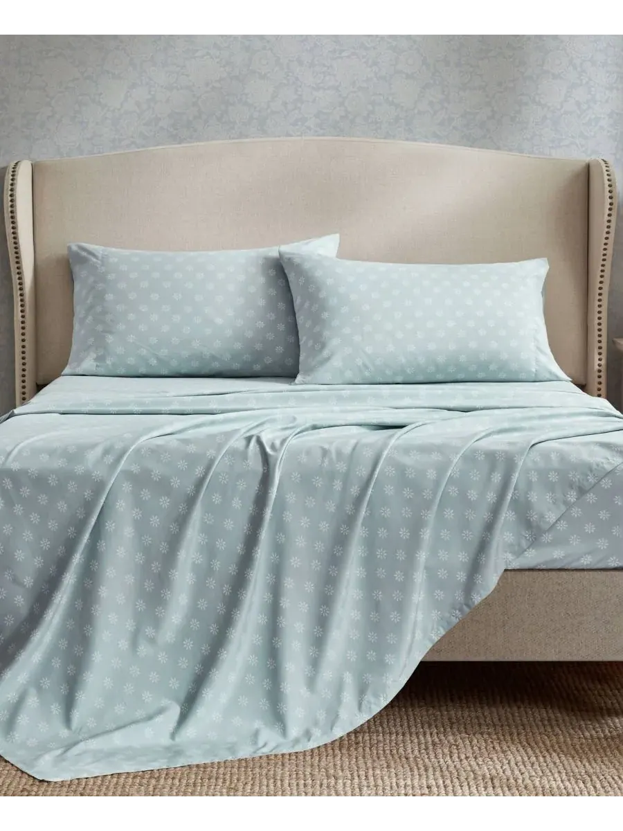Комплект постельного белья Heather Vintage Floral, 5 предметов, размер Twin XL Madison Park — изображение 10 из 10, синий
