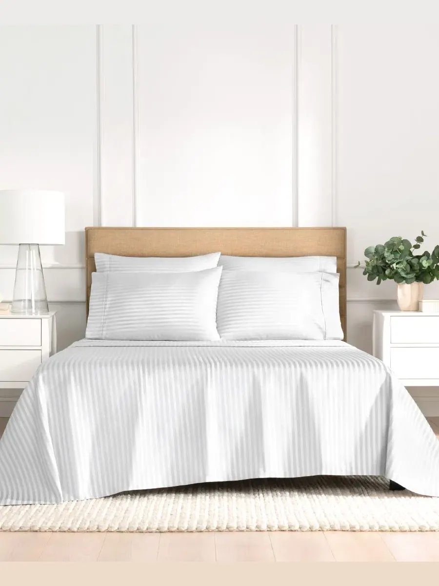 Комплект постельного белья сатиновый 1400 нитей, 6 предметов, Brookline Fairfield Square Collection — изображение 3 из 5