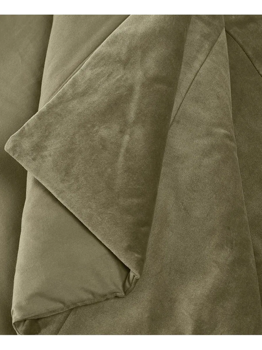 Комплект стеганого одеяла из матового хлопкового вельвета с наволочкой, Twin/Twin XL Brooklyn Loom — изображение 5 из 5