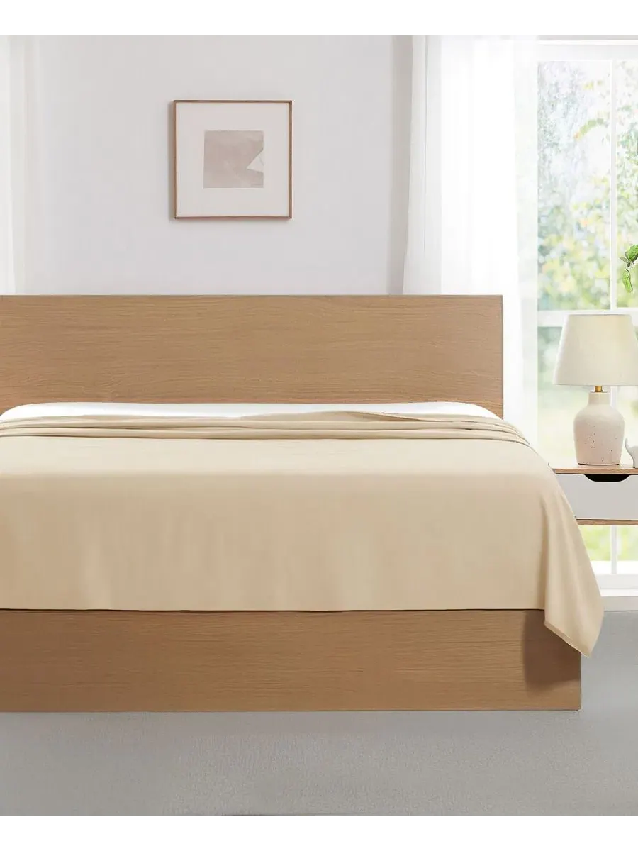 Комплект простыней из 2 шт., 168x244 см, мягкая, Vilano Southshore Fine Linens — изображение 2 из 5, бежевый