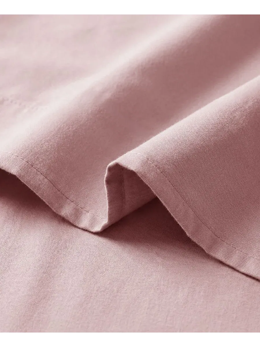 Плоская простыня 2 шт., 168x244 см, из полиэстера Southshore Fine Linens — изображение 5 из 5, розовый