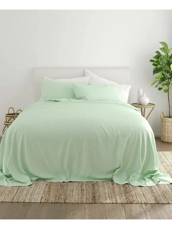 Ансамбль простыней с ультрамягкими узорами премиум-класса Boho & Beyond от Home Collection ienjoy — изображение 2 из 9