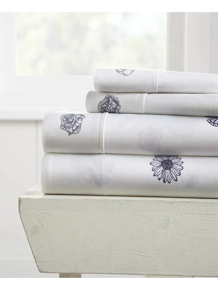 Ансамбль простыней с ультрамягкими узорами премиум-класса Boho & Beyond от Home Collection ienjoy — изображение 1 из 8