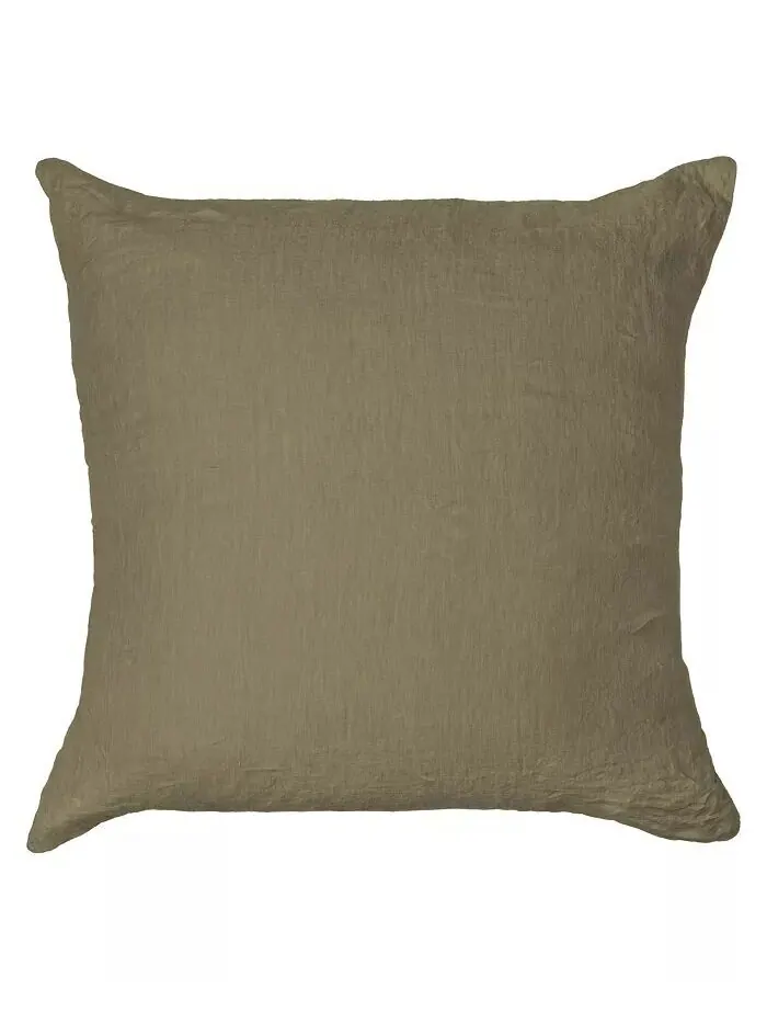 100% французский лен, еврошам – 26 x 26 дюймов Bokser Home — зеленый