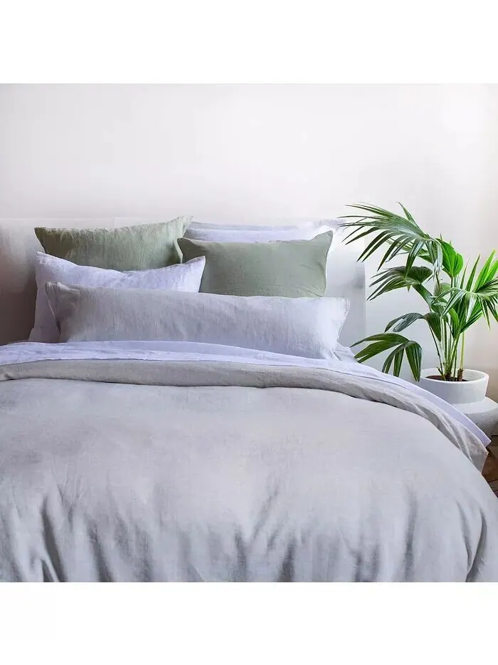 100% французский лен, еврошам – 26 x 26 дюймов Bokser Home — изображение 3 из 6, матча