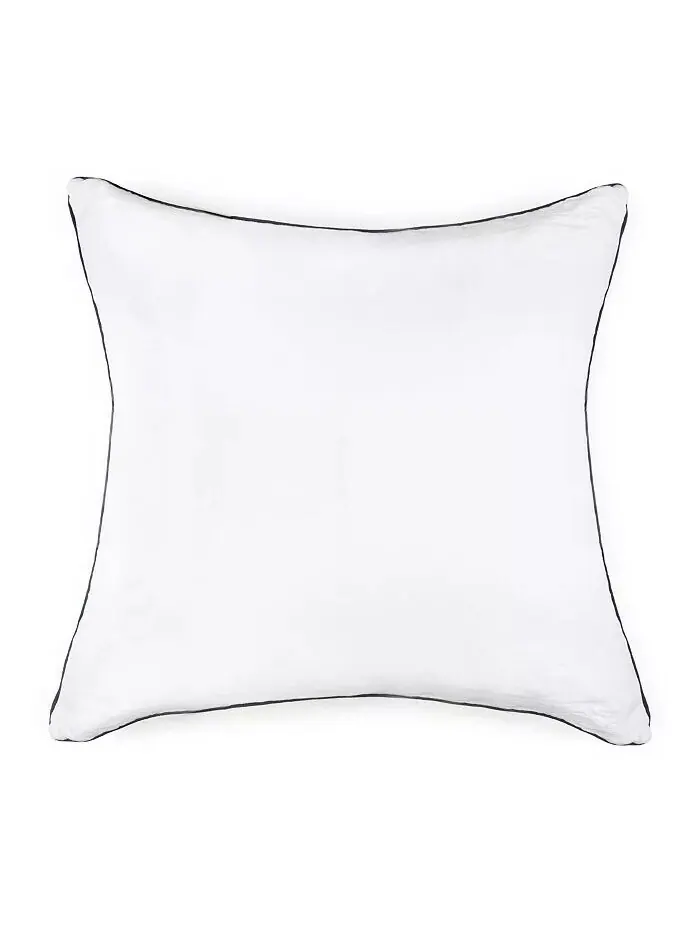 100% французский лен, еврошам – 26 x 26 дюймов Bokser Home — изображение 3 из 5, белый