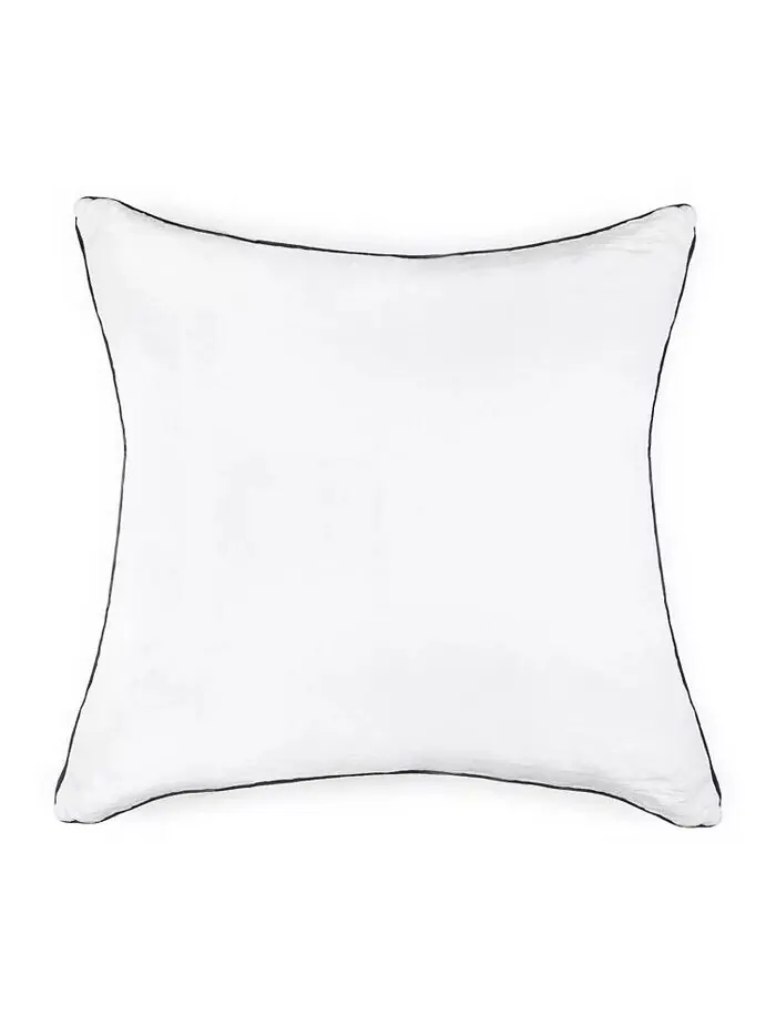 100% французский лен, еврошам – 26 x 26 дюймов Bokser Home — изображение 5 из 5, белый