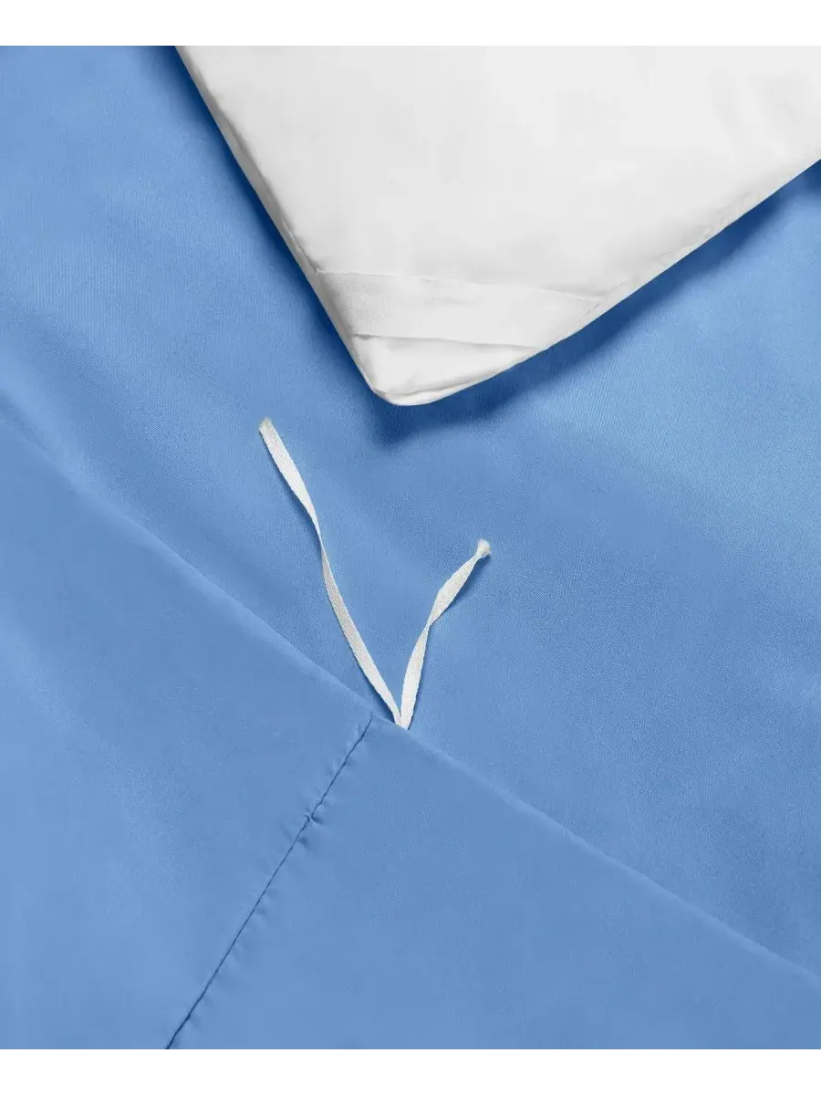 Комплект постельного белья Neslt Super Soft Double Brushed Microfiber, 3 предмета, размер Queen — изображение 4 из 7, синий