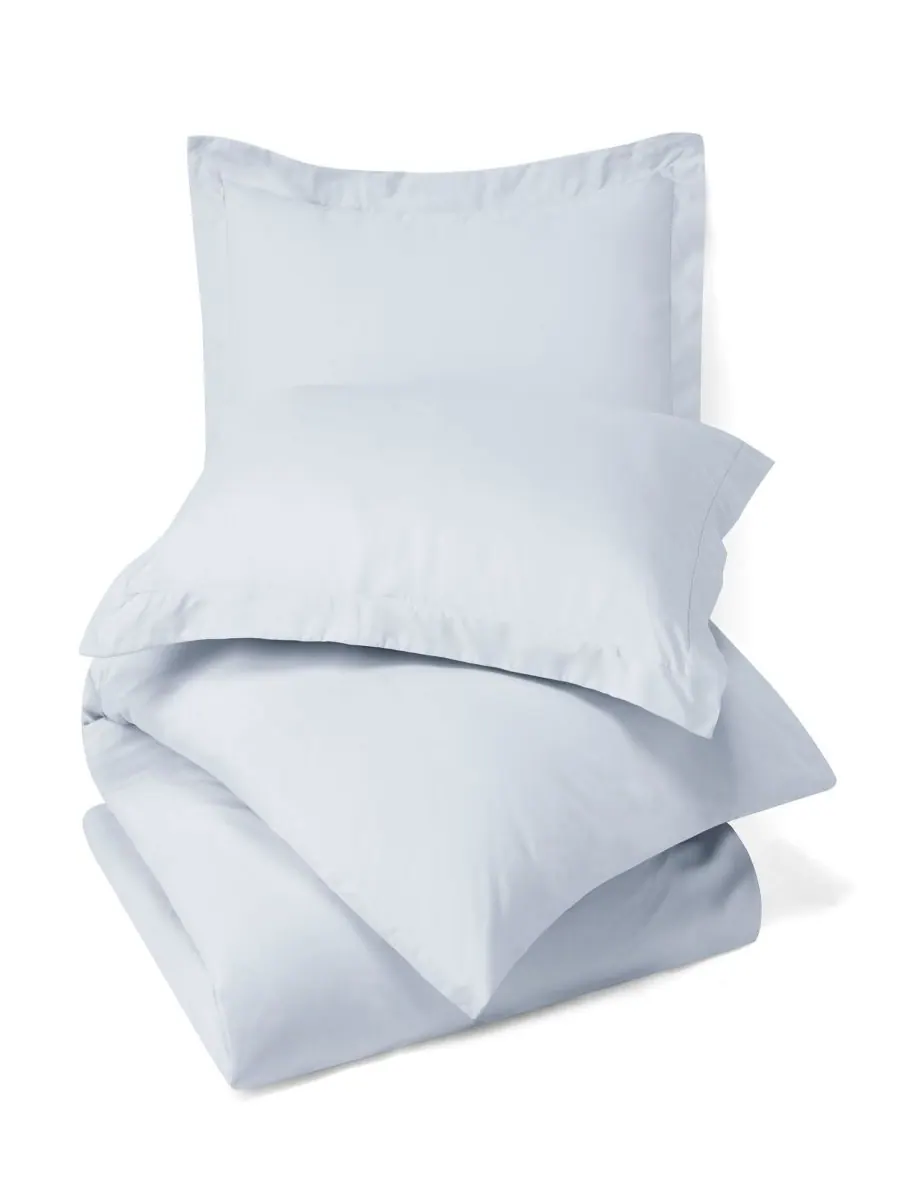 Комплект постельного белья Neslt Super Soft Double Brushed Microfiber, 3 предмета, размер Queen — изображение 2 из 7, синий