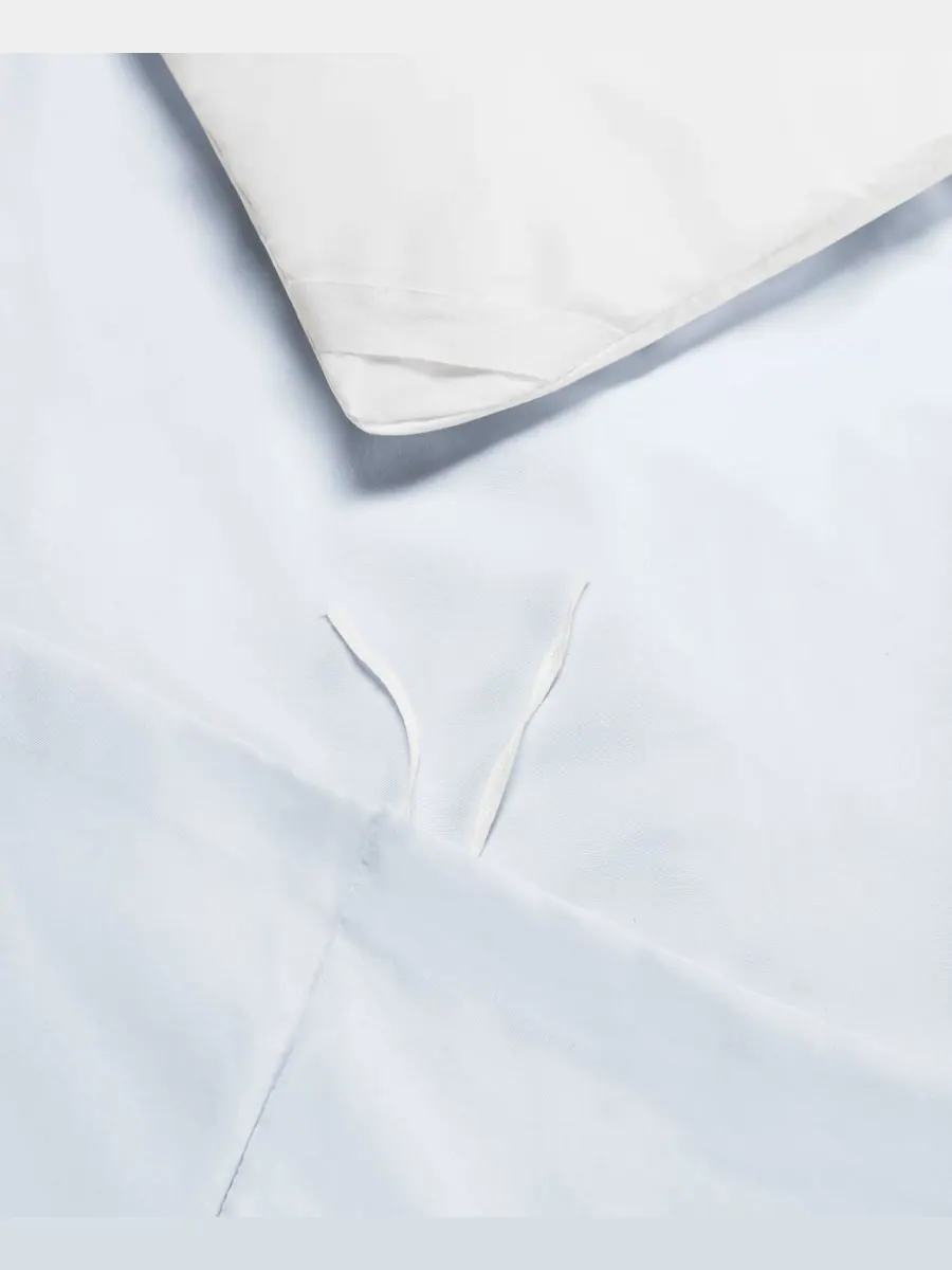 Комплект постельного белья Neslt Super Soft Double Brushed Microfiber, 3 предмета, размер Queen — изображение 4 из 7, синий