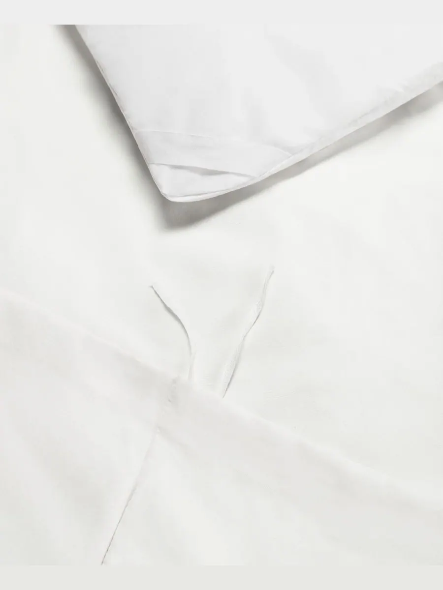 Комплект постельного белья Neslt Super Soft Double Brushed Microfiber, 3 предмета, размер Queen — изображение 4 из 7, белый