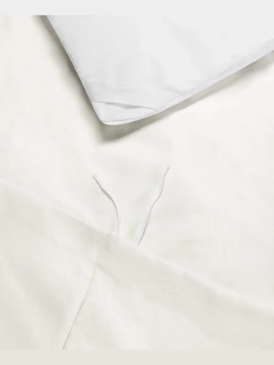 Комплект постельного белья Neslt Super Soft Double Brushed Microfiber, 3 предмета, размер Queen — изображение 4 из 7, белый