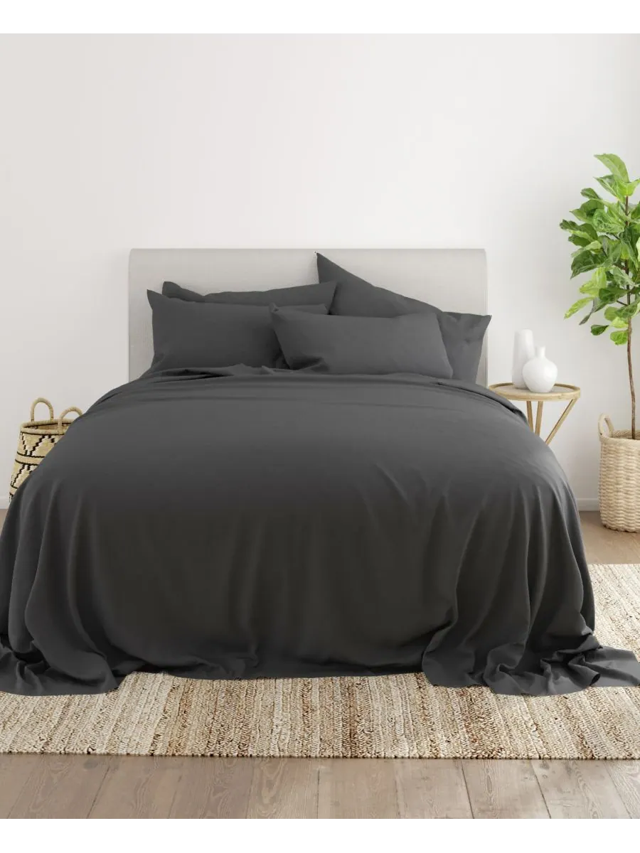 Комплект постельного белья Solids in Style из 4 предметов, размер Twin XL Ienjoy Home — изображение 2 из 5, серый