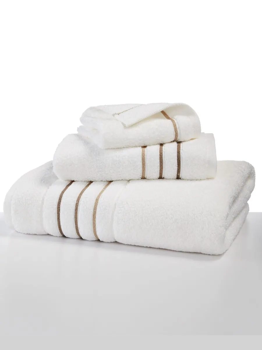 Банное полотенце Ultimate MicroCotton Borderline, 76,6 см x 137 см, Hotel Collection — изображение 1 из 1, бежевый