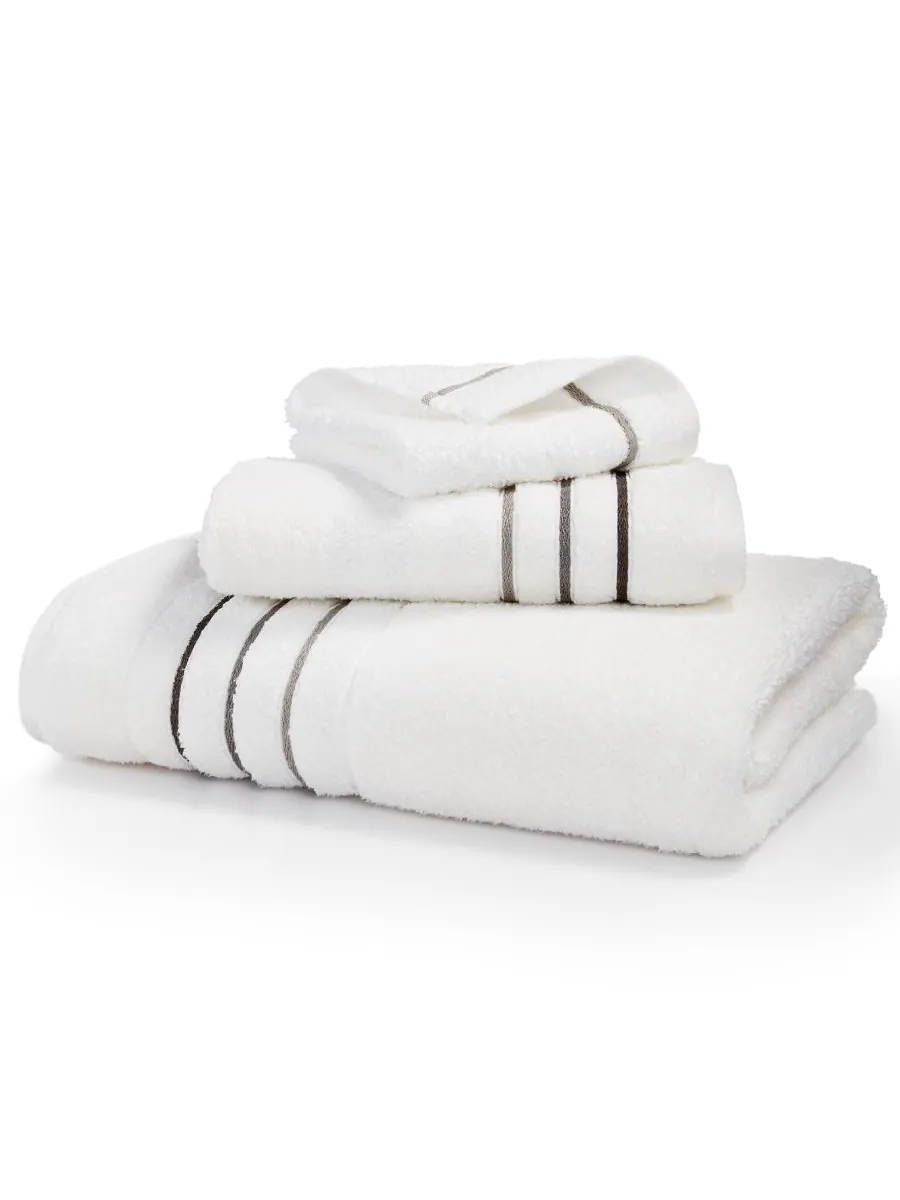 Банное полотенце Ultimate MicroCotton Borderline, 76,6 см x 137 см, Hotel Collection — изображение 1 из 1, серый