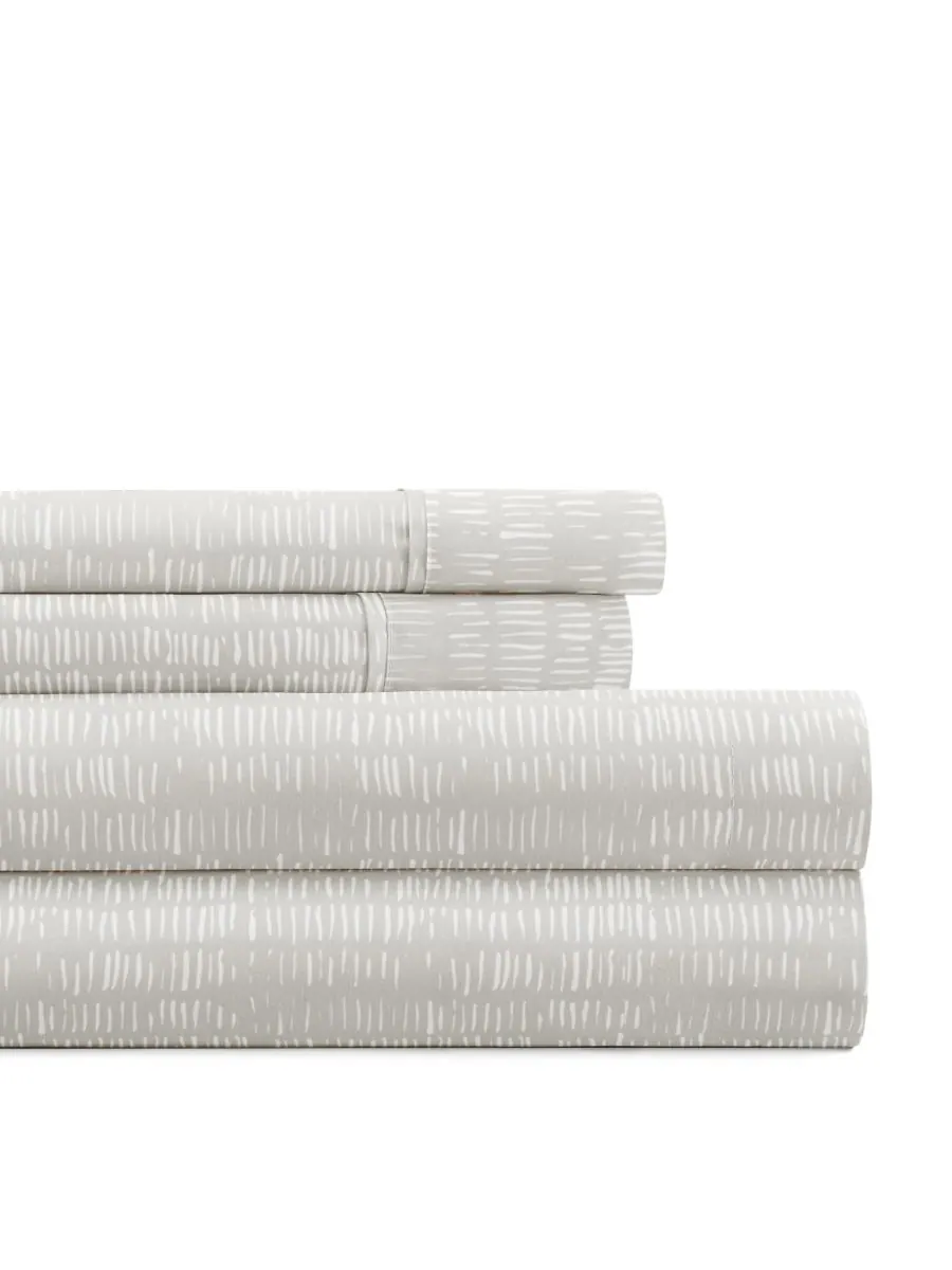 Комплект постельного белья Soft Lines из 3 предметов, размер Twin ienjoy Home — изображение 3 из 4, светлый серый