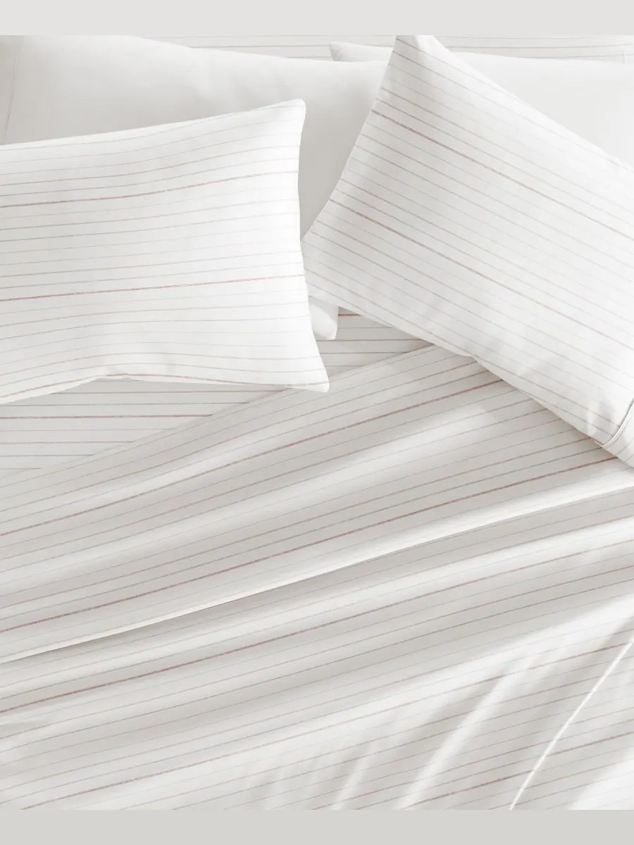 Комплект постельного белья Soft Lines из 3 предметов, размер Twin ienjoy Home — изображение 2 из 4, терракотовый