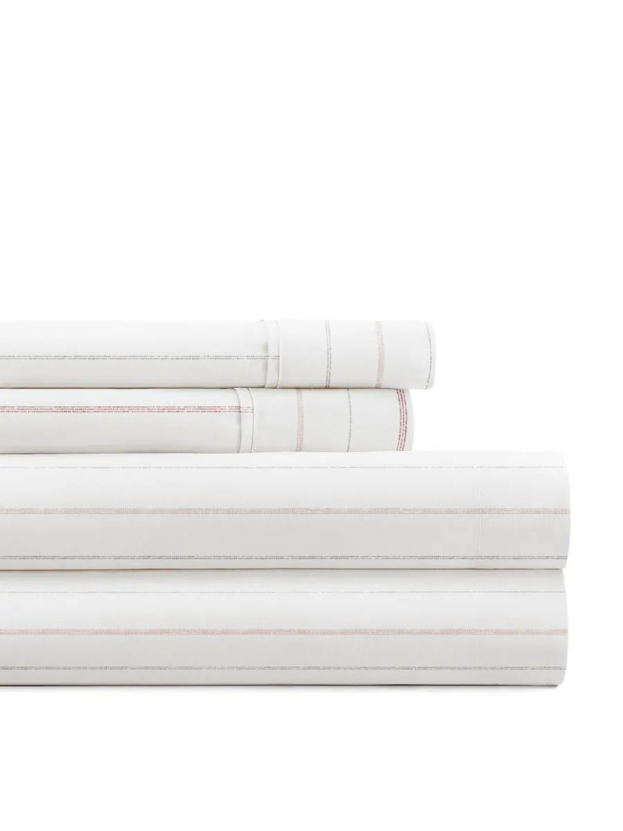 Комплект постельного белья Soft Lines из 3 предметов, размер Twin ienjoy Home — изображение 3 из 4, терракотовый