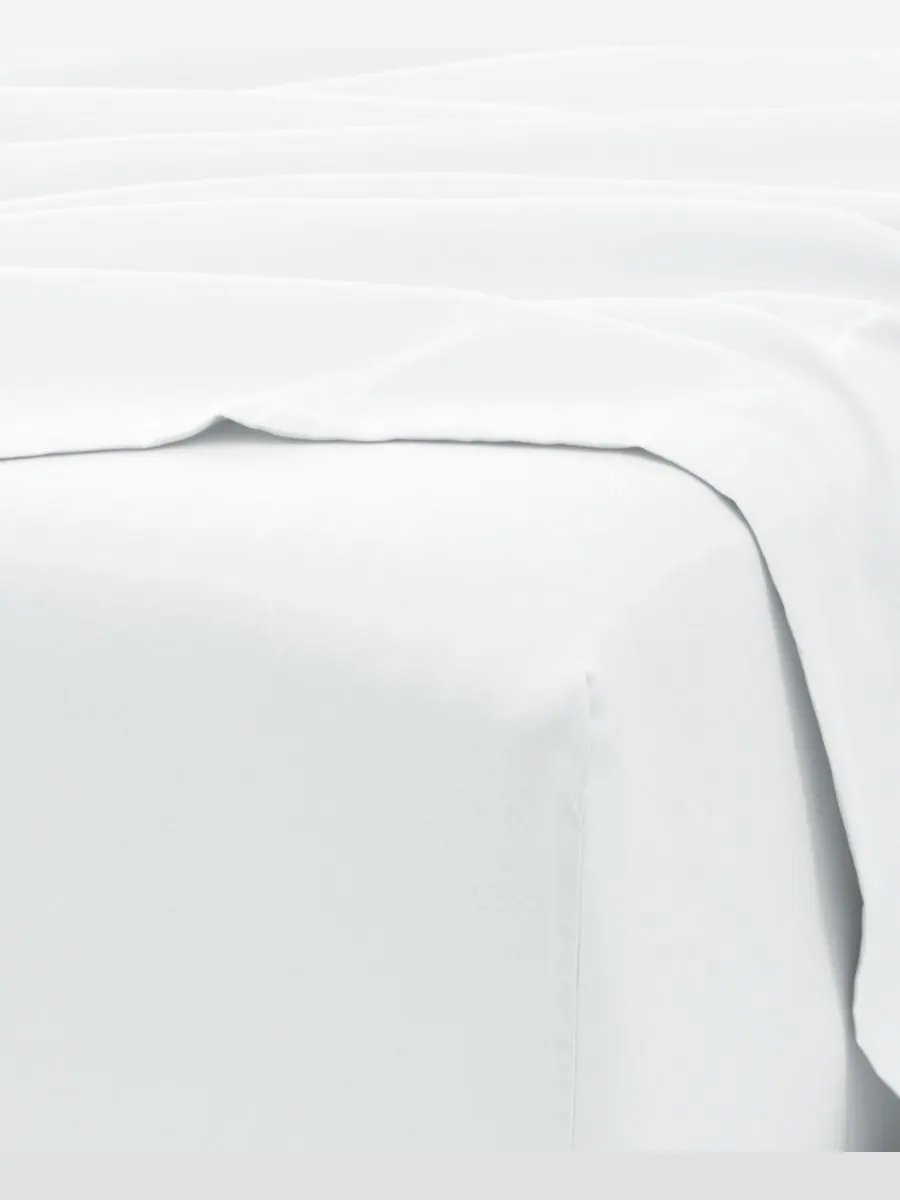 Комплект постельного белья Solids in Style из 4 предметов, размер Twin Ienjoy Home — изображение 5 из 5, белый