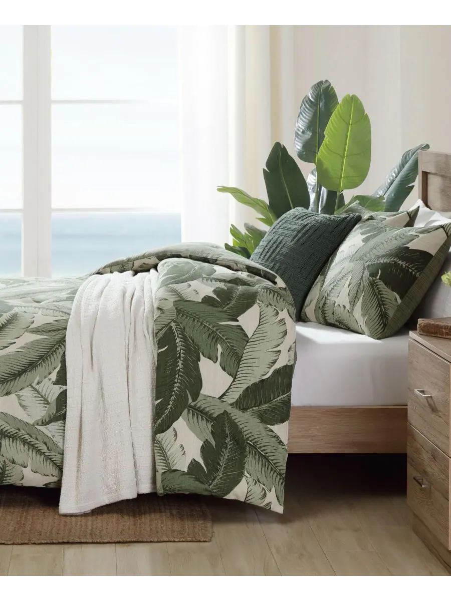 Двусторонний комплект постельного белья Vintage Palms из 3 предметов, размер King Tommy Bahama Home — изображение 2 из 9