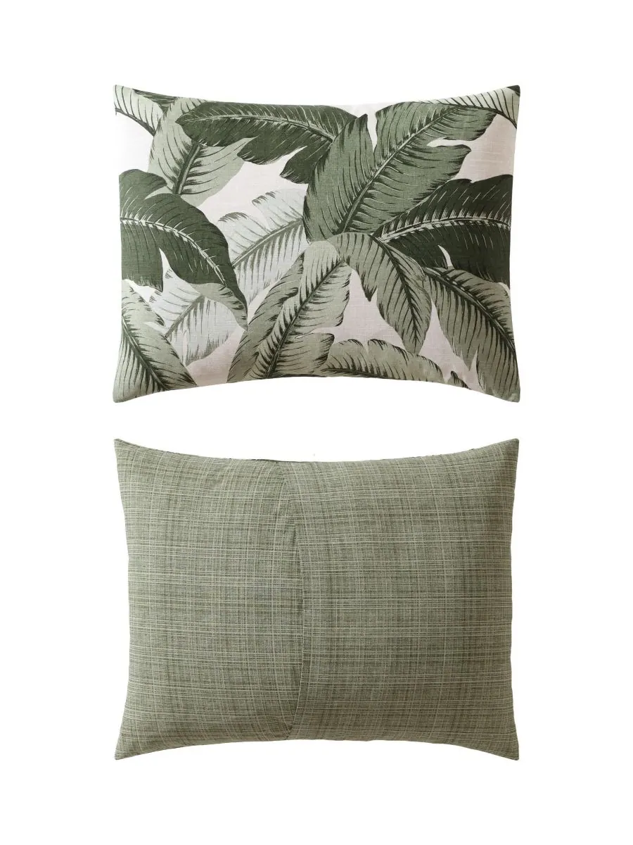 Двусторонний комплект постельного белья Vintage Palms из 3 предметов, размер King Tommy Bahama Home — изображение 6 из 9