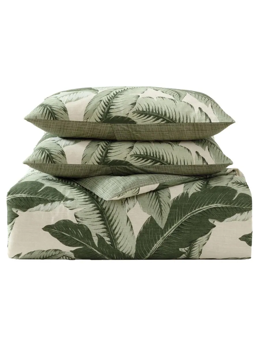 Двусторонний комплект постельного белья Vintage Palms из 3 предметов, размер King Tommy Bahama Home — изображение 7 из 9