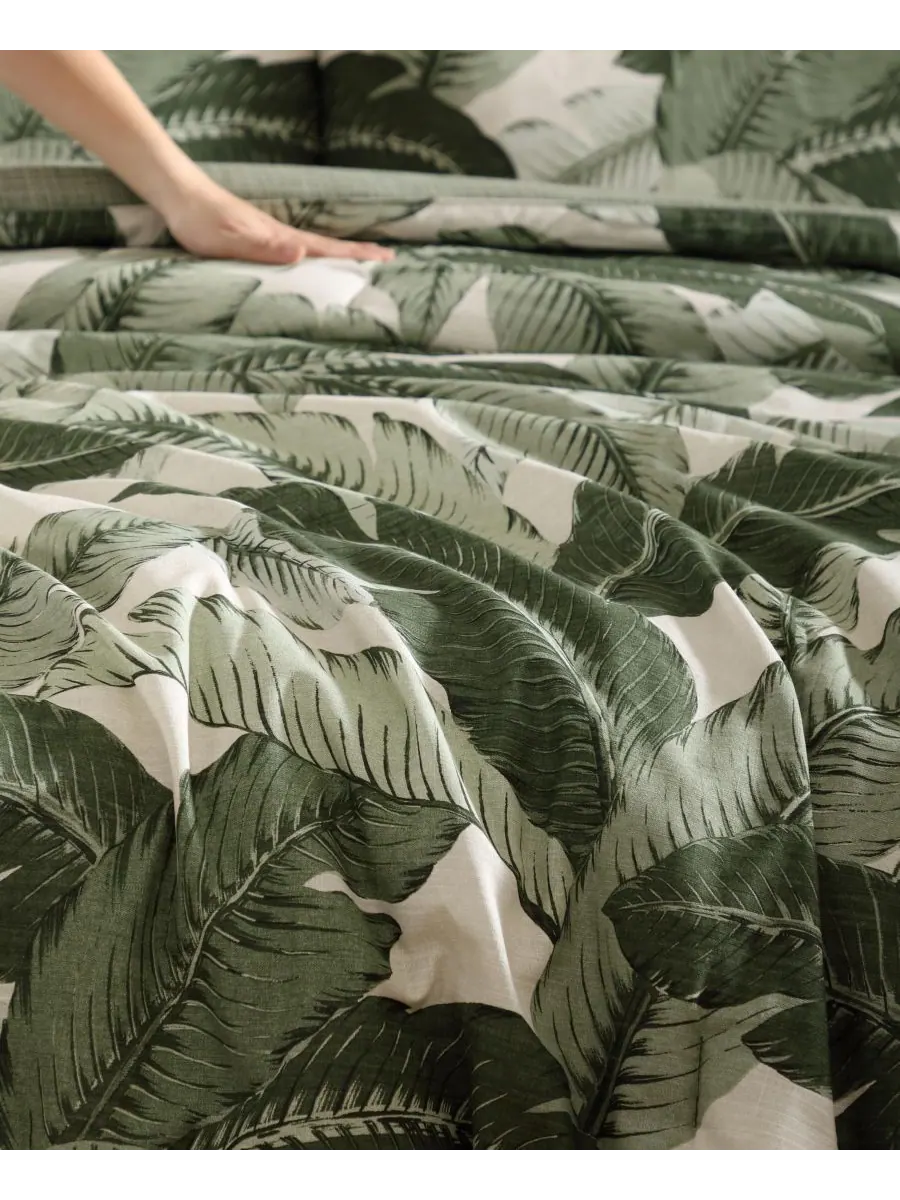 Двусторонний комплект постельного белья Vintage Palms из 3 предметов, размер King Tommy Bahama Home — изображение 8 из 9