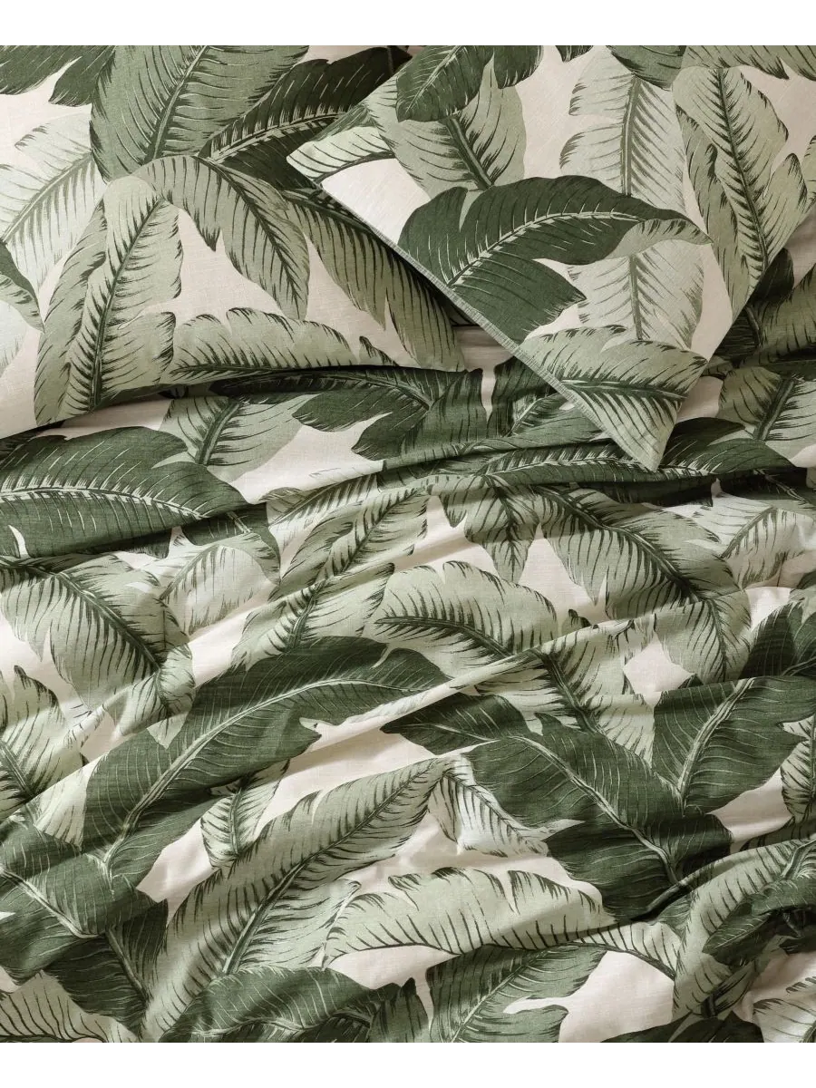 Двусторонний комплект постельного белья Vintage Palms из 3 предметов, размер King Tommy Bahama Home — изображение 9 из 9